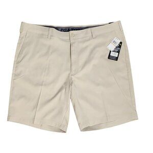 PGA TOUR Shorts Mens Size 42 Solid All Tan Stretch Waistband UPF 50 Performance